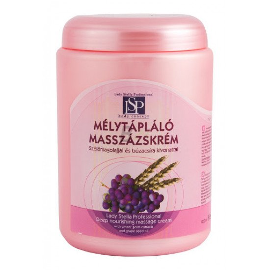 Lady Stella mélytengeri masszázskrém búzacsíra+Szőlőmag 1000ml