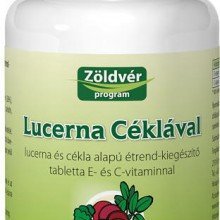 Zöldvér Lucerna-Cékla tabletta 150db