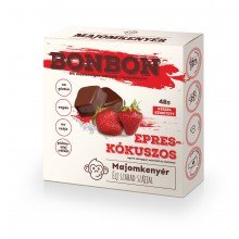 Majomkenyér bonbon eper-kókusz cukormentes 42g