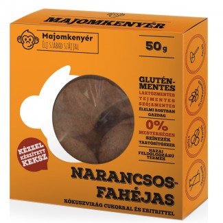 Majomkenyér narancsos-fahéjas paleokeksz 50g