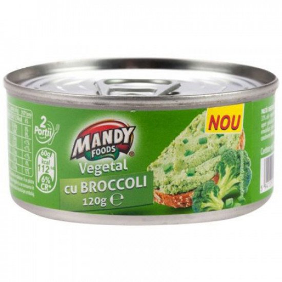 Mandy növényi pástétom brokkolis 120g