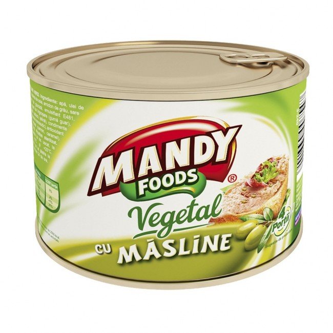 Mandy növényi pástétom olivás 200g Mandy növényi pástétom olivás 200g