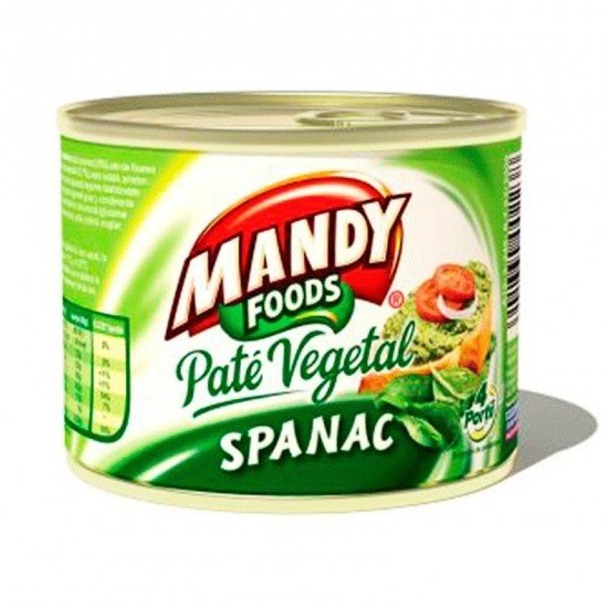 Mandy növényi pástétom spenótos 200g 