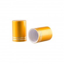 Ellemental Gold matt kupak 10ml-es mini golyós üvegekhez 1db