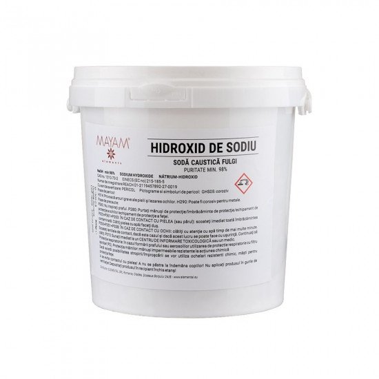 Mayam Nátriumhidroxid pehely, NaOH 400g Mayam Nátriumhidroxid pehely, NaOH 400g