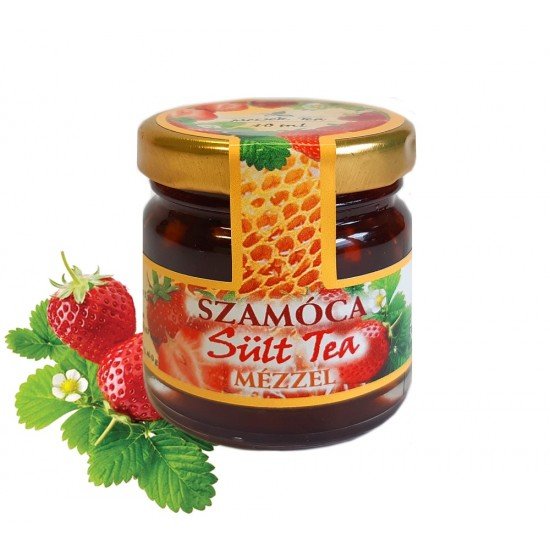 Mecsek sült tea mézzel szamóca 40ml