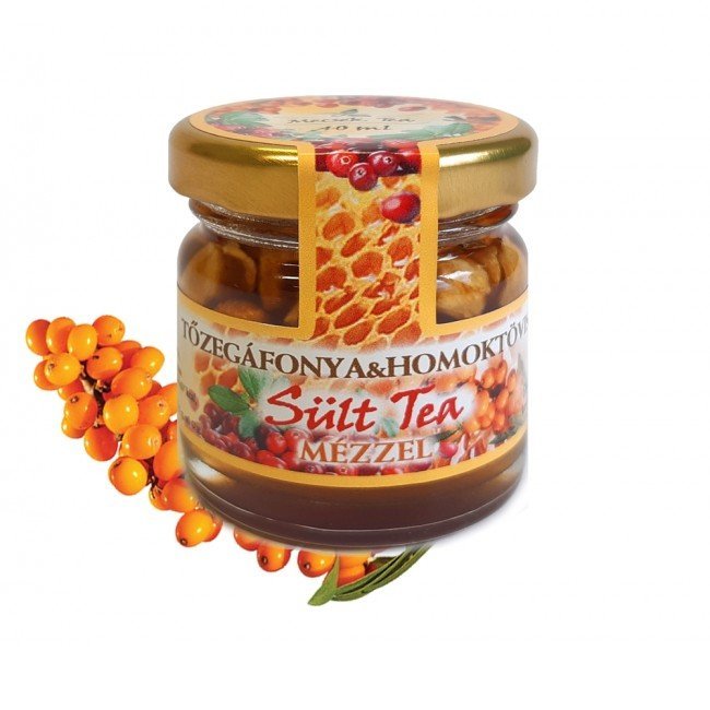 Mecsek sült tea mézzel tőzegáfonya+homoktövis 40ml