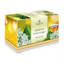 Mecsek zöld tea bodzavirág 20filter