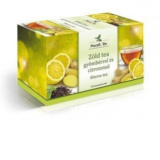 Mecsek zöldtea gyömbér-Citrom 20 filter