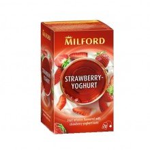 Milford gyümölcstea eper-joghurt 20filter