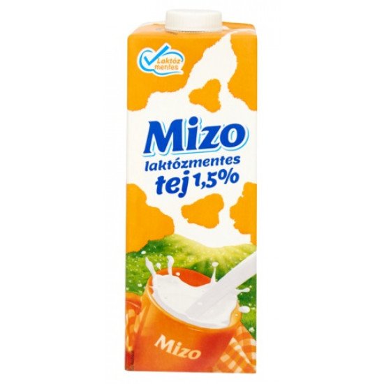 Mizo laktózmentes tej uht 1,5% 1000ml