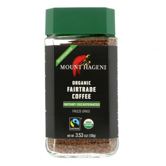 Mount hagen instant kávé koffeinmentes 100g