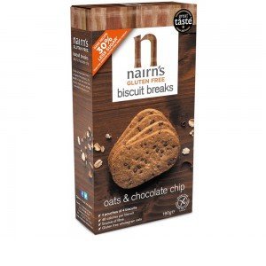 Nairns reggeliző keksz csoki chips 160g