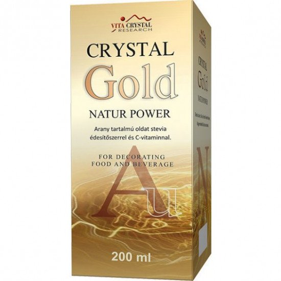 Vita Crystal Gold arany tartalmú oldat 200ml Vita Crystal Gold arany tartalmú oldat 200ml