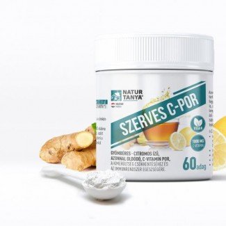 Natur Tanya Szerves C-por gyömbéres - citromos ízű 60 adag 114g