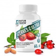 Natur Tanya SZERVES C ULTRA 1500mg Retard C-vitamin csipkebogyó kivonattal 60db