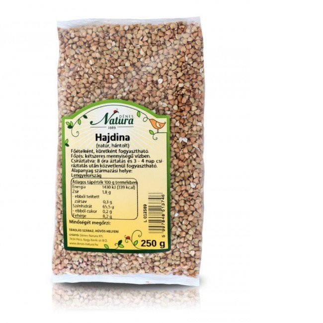 Natura hajdina natur,Hántolt 250g Natura hajdina natur,Hántolt 250g