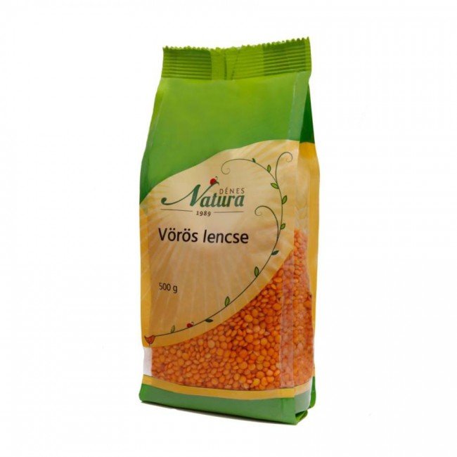 Natura vörös lencse 500g Natura vörös lencse 500g