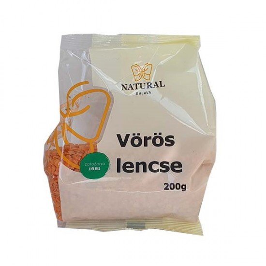 Natural lencse vörös 200g