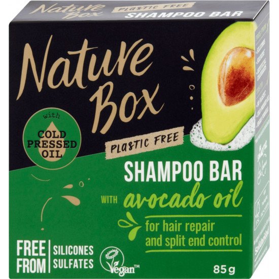 Nature box szilárd sampon avokádó 85g