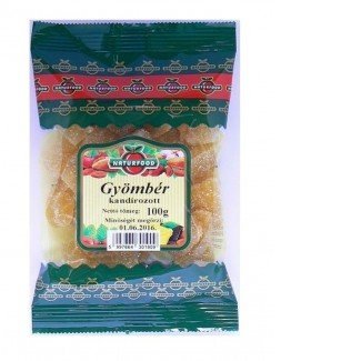 Naturfood kandírozott gyömbér 100g