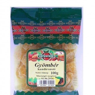 Naturfood kandírozott gyömbér 100g
