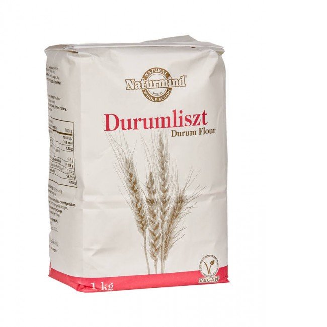 Naturmind durumliszt sima 1000g Naturmind durumliszt sima 1000g