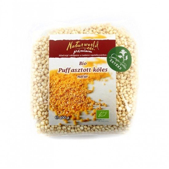 Naturgold bio puffasztott köles natúr 100g 