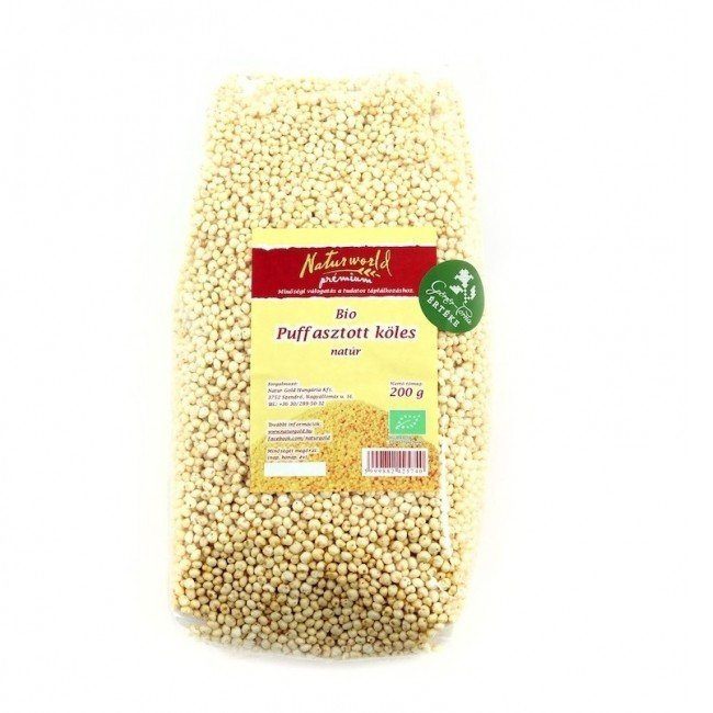 Naturgold bio puffasztott köles natúr 200g 