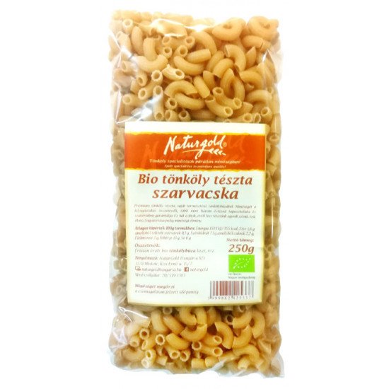 Naturgold bio tészta szarvacska 250g 