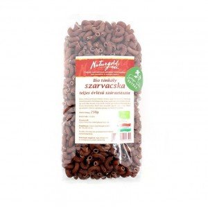 Naturgold bio tészta teljes kiőrlésű szarvacska 250g 