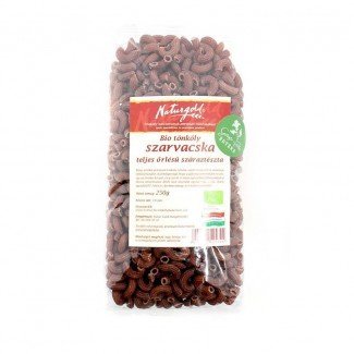 Naturgold bio tészta teljes kiőrlésű szarvacska 250g 