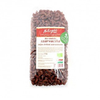 Naturgold bio tészta teljes kiőrlésű szarvacska 250g 
