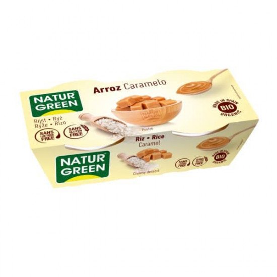 Naturgreen bio rizs desszert karamell 2X125g Naturgreen bio rizs desszert karamell 2X125g