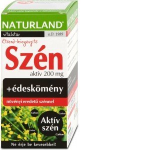 Naturland aktív szén kapszula 30db