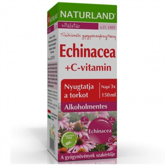 Naturland echinacea+c-vitamin szirup 150ml