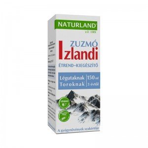 Naturland izlandi zuzmó szirup 150ml