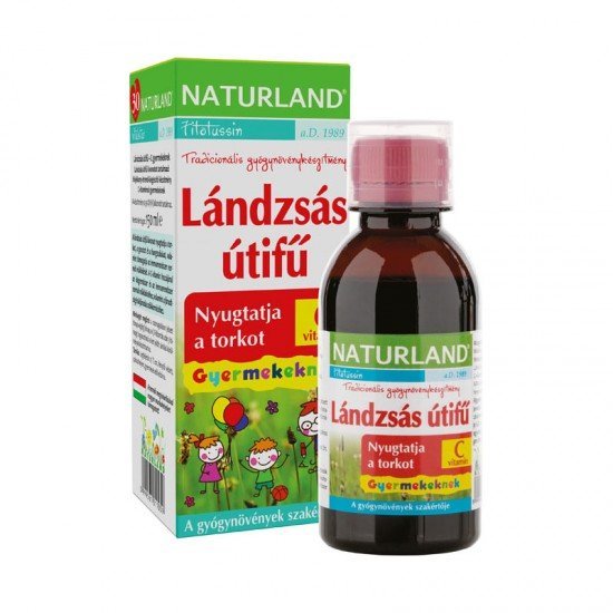 Naturland lándzsás útifű szirup gyermek 150ml