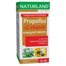 Naturland propolisz+C-Vitamin tabletta 60db