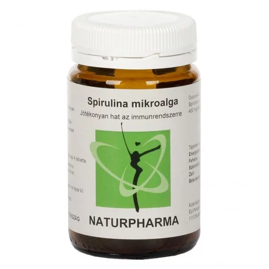 Naturpharma spirulina mikroalga tabletta 120db Naturpharma spirulina mikroalga tabletta 120db
