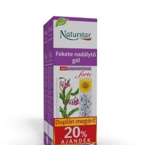 Naturstar fekete nadálytő gél forte 2x60ml