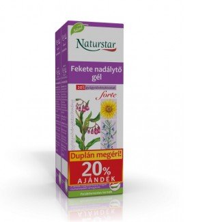 Naturstar fekete nadálytő gél forte 2x60ml