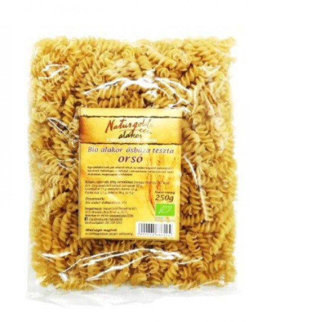 Naturwheat bio alakor tészta orsó 250g 
