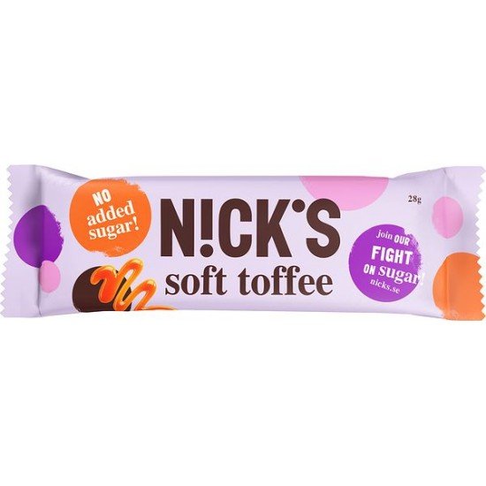 Nick's tejkaramellás szelet hozzáadott cukor mentes 28g