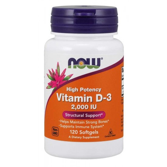 Now vitamin d-3 2000NE kapszula 120db