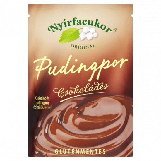 Nyírfacukor pudingpor csokoládé 75g