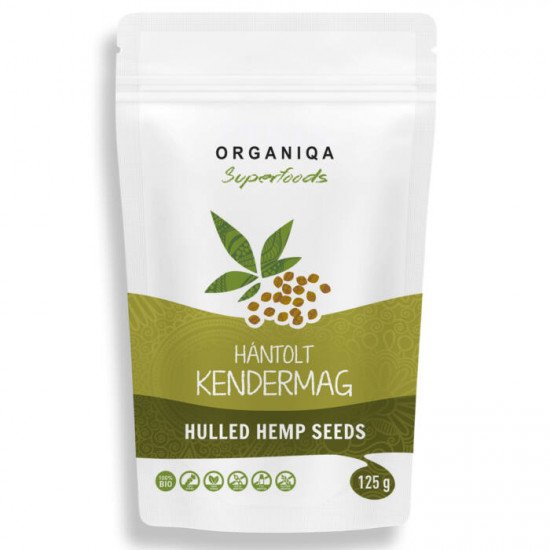 Organiqa bio hántolt kendermag 125g