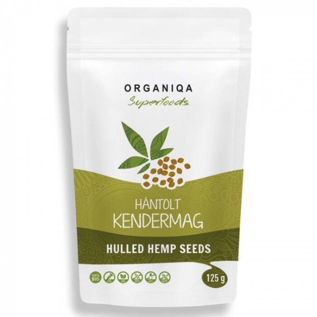 Organiqa bio hántolt kendermag 125g