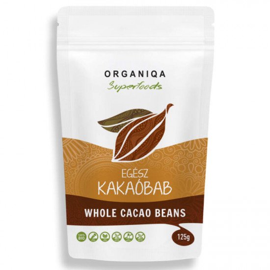 Organiqa bio nyers egész kakaóbab (criollo) 125g Organiqa bio nyers egész kakaóbab (criollo) 125g