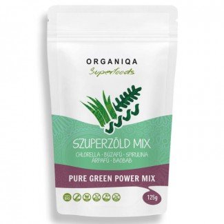 Organiqa bio szuperzöld mix por 125g